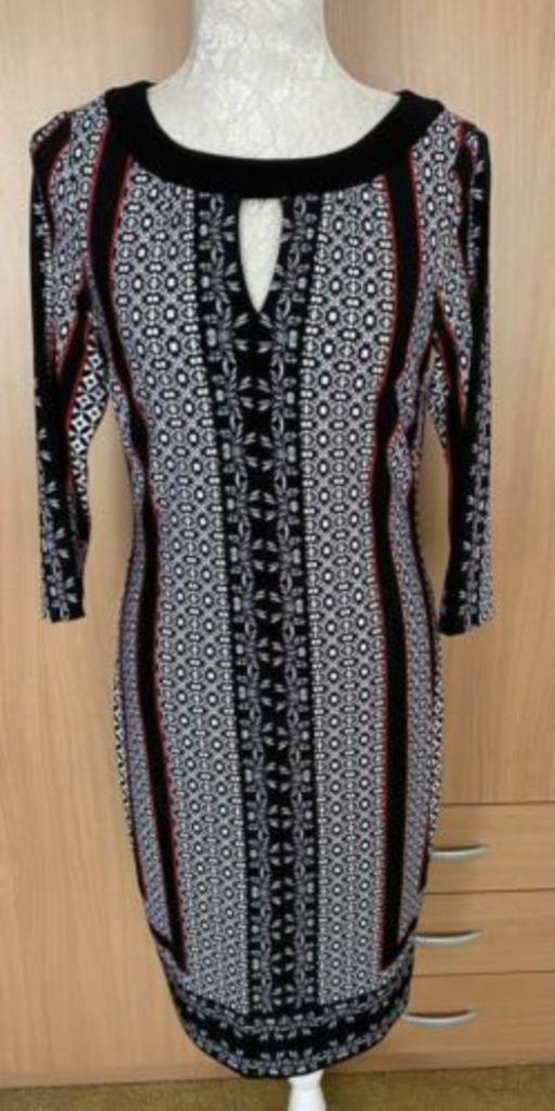 Zwart/rode jurk maat 36 nieuw Joseph Ribkoff, Kleding | Dames, Jurken, Nieuw, Maat 36 (S), Overige kleuren, Knielengte, Ophalen of Verzenden