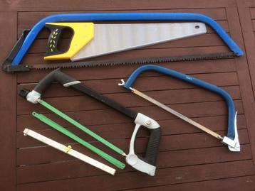 Zagen, hout, metaal, pvc (nieuw en gebruikt)   beschikbaar voor biedingen