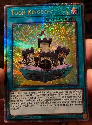 Yu-Gi-Oh! Toon Kingdom MP24 1st Ed Quartercentury ! beschikbaar voor biedingen
