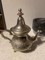 Vintage Theepot met Gedetailleerd Design, Antiek en Kunst, Ophalen, Zilver