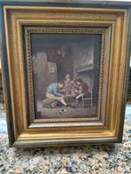 Hollands Interieur schilderij., Antiek en Kunst, Kunst | Schilderijen | Klassiek, Ophalen of Verzenden