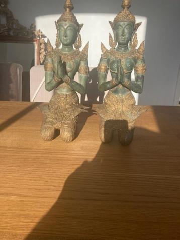 2 leuke decoratieve buddhas beschikbaar voor biedingen