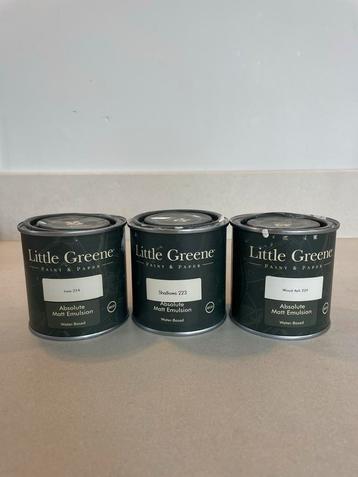 Little Greene (Test) Verf - 3 Blikken 250 ml beschikbaar voor biedingen