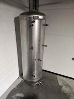 RVS buffervat 400L 3 spiralen wisselaars 22mm boiler buffer, Doe-het-zelf en Verbouw, Geisers en Boilers, 100 liter of meer, Ophalen of Verzenden