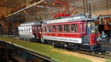 LGB :DRESDEN tram-stel nr 107 geheel versuperd ,merk Bachman beschikbaar voor biedingen