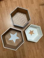 Ikea Wanddecoratie Zeshoek - Set van 3 wandrekjes, Ophalen, Zo goed als nieuw