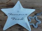 SALE Witte stervormige schaal, riviera maison, famous food, Ophalen of Verzenden, Gebruikt, Overige stijlen, Schaal of Schalen