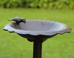 Vogelschaal, Voederschaal Bloem, Staand, Gietijzer, Vogelbad, Tuin en Terras, Vogelhuisjes en Vogelbaden, Robanjer, Nieuw, Ophalen of Verzenden