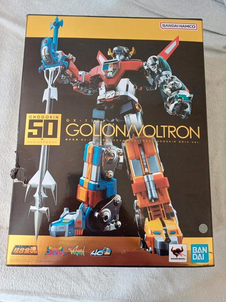Bandai Soul of chogokin 50th anniversary golion voltron, Kinderen en Baby's, Speelgoed | Actiefiguren, Zo goed als nieuw, Ophalen of Verzenden