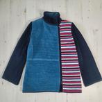 Annikki Karvinen gebreide trui jasje S met rits handgemaakt, Kleding | Dames, Maat 38/40 (M), Annikki Karvinen, Blauw, Ophalen of Verzenden