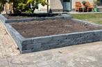 Linea muurblokken getrommeld antraciet 15x15x60., Tuin en Terras, Bielzen en Borders, Ophalen, Nieuw, Beton, Minder dan 100 cm