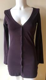 Aubergine- kleurig vest met V-hals. Didi maat XS., Paars, Nieuw, Didi, Ophalen of Verzenden
