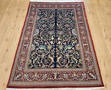 Vintage handgeknoopt perzisch tapijt ghom 206x136 beschikbaar voor biedingen