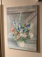 Stilleven met bloemen in vaas, Antiek en Kunst, Kunst | Schilderijen | Klassiek, Ophalen of Verzenden