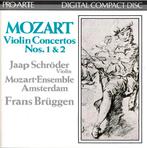 MOZART Violin concertos nos. 1 & 2 CD SCHRÖDER BRUGGEN, Ophalen of Verzenden, Classicisme, Gebruikt, Orkest of Ballet