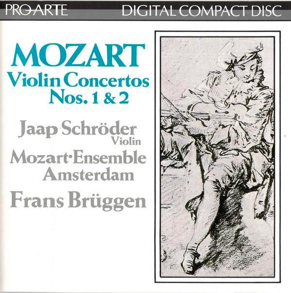MOZART Violin concertos nos. 1 & 2 CD SCHRÖDER BRUGGEN, Cd's en Dvd's, Cd's | Klassiek, Gebruikt, Orkest of Ballet, Classicisme