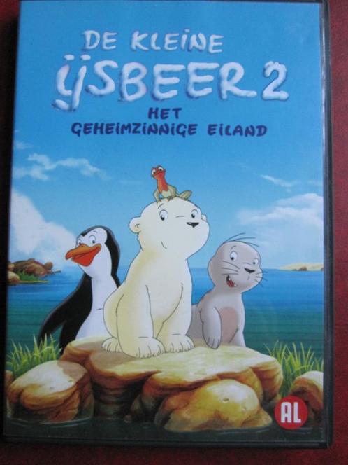 De Kleine ijsbeer 2 Het geheimzinnige eiland, Cd's en Dvd's, Dvd's | Tekenfilms en Animatie, Zo goed als nieuw, Amerikaans, Tekenfilm