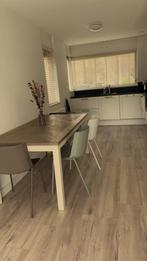 Eettafel met mooie stoelen, Huis en Inrichting, Tafels | Eettafels, Ophalen, 200 cm of meer, 50 tot 100 cm, Zo goed als nieuw