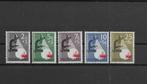 Nederland 1955, NVPH 661 t/m 665, Gestempeld., Na 1940, Verzenden, Gestempeld