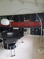 Retro vintage booglamp merk Gepo, Huis en Inrichting, Lampen | Tafellampen, Ophalen, Gebruikt, Metaal, 75 cm of meer