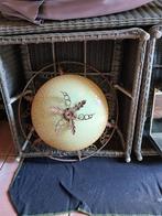 plafonlamp antiek, Ophalen, Zo goed als nieuw, Glas, Brocante klassiek