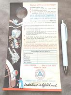 PAPIER VEILIGHEIDSCONTROLE RIJWIELEN, BROMFIETSEN, Ophalen of Verzenden, Reclamebord