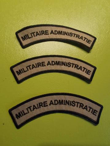 Militaire Administratie Emblemen. Nieuw. beschikbaar voor biedingen