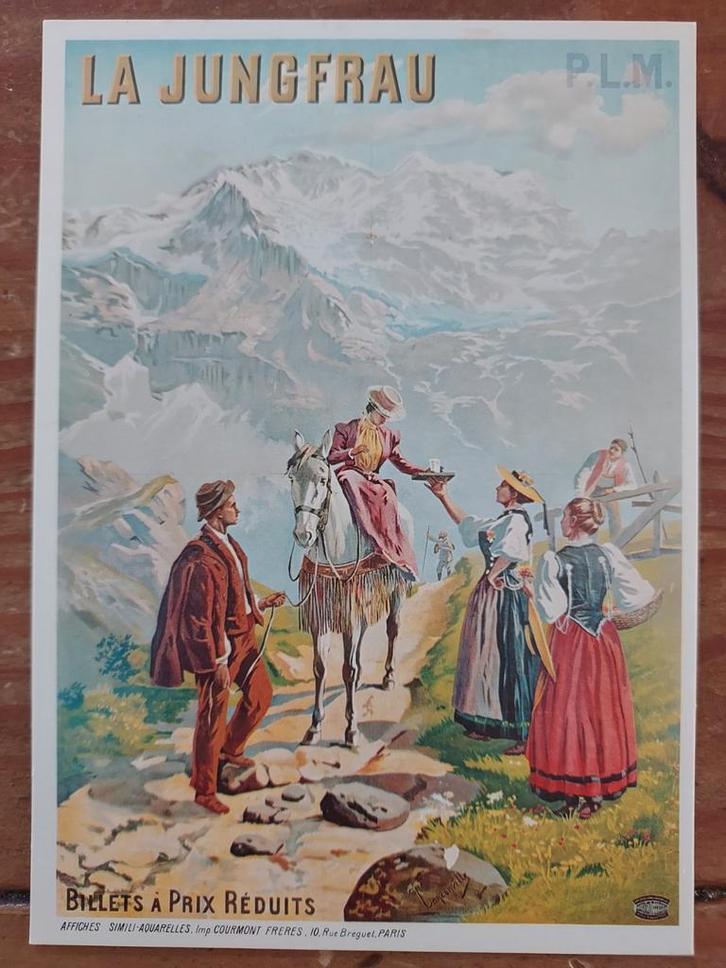 Vintage Zwitserse ansichtkaarten, Verzamelen, Ansichtkaarten | Buitenland, Ongelopen, Overig Europa, 1960 tot 1980, Ophalen of Verzenden
