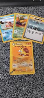 4 pokemonkaarten van 1995 tm 2003, Ophalen of Verzenden, Zo goed als nieuw, Meerdere kaarten