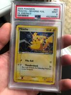 Pikachu Reverse Holo PSA 9 Ex Emerald #60, Ophalen of Verzenden, Losse kaart, Zo goed als nieuw