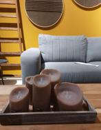 Showroom uitverkoop - PTMD - 5 delige Led kaarsen set - RUST, Ophalen, Overige materialen, Bruin, Nieuw