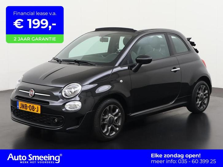 Fiat 500C 1.0 Hybrid | Apple/Android Carplay | Zondag Open!, Auto's, Fiat, Bedrijf, Te koop, 500C, ABS, Airbags, Airconditioning