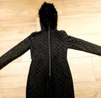 Skipak 38 zwart geruit met faux bont, Kleding | Dames, Wintersportkleding, Ophalen of Verzenden, Zo goed als nieuw, Maat 38/40 (M)