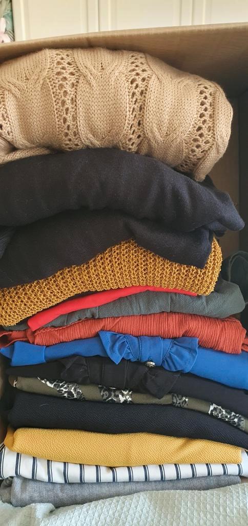 GROOT 16 DELIG PAKKET...maat xxl..44/46...NU 35 EURO!!, Kleding | Dames, Grote Maten, Gedragen, Blouse of Tuniek, Zwart, Ophalen of Verzenden