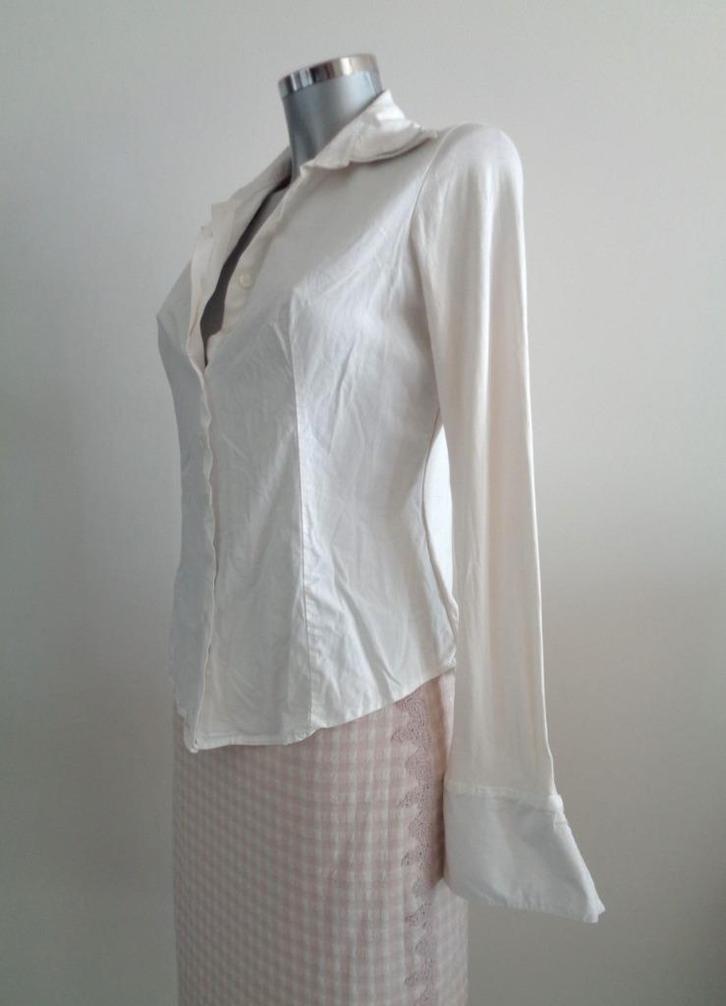 Anne Fontaine witte blouse, maat 42 origineel, Kleding | Dames, Blouses en Tunieken, Gedragen, Maat 42/44 (L), Wit, Verzenden