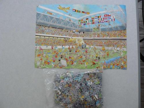 Puzzel Jan van Haasteren 3x voetbal., Hobby en Vrije tijd, Denksport en Puzzels, Gebruikt, Legpuzzel, 500 t/m 1500 stukjes, Ophalen of Verzenden
