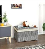 Kist - speelkist - opbergdoos - wasmand - grijs, 65 L, Ophalen, Overige materialen, Minder dan 50 cm, 50 tot 100 cm