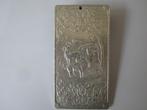 Prachtig oud Chinees amulet met Chinese sterrenbeeld Geit, Ophalen of Verzenden