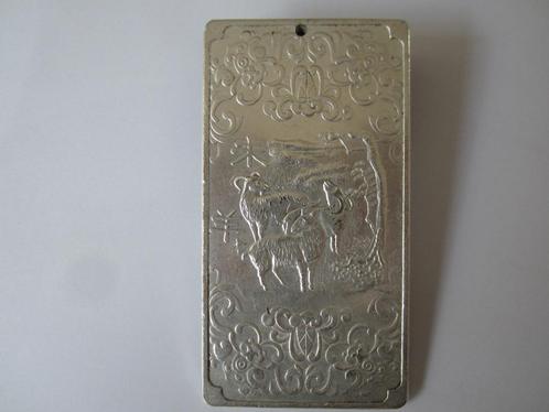 Prachtig oud Chinees amulet met Chinese sterrenbeeld Geit, Antiek en Kunst, Kunst | Niet-Westerse kunst, Ophalen of Verzenden