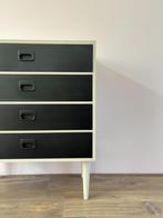 Vintage ladekast. Jaren ‘60., Huis en Inrichting, Kasten | Ladekasten, Ophalen, Gebruikt, Vintage - mid century, Eikenhout