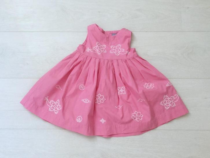 Jurkje River Woods roze meisje baby maat 74 - 80 als nieuw, Kinderen en Baby's, Babykleding | Maat 74, Zo goed als nieuw, Meisje