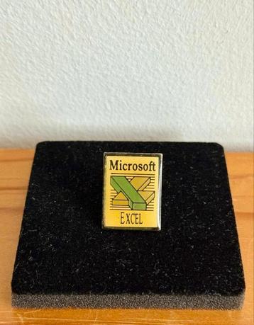 Microsoft Excel Vintage Pin Zeldzaam 1990’s beschikbaar voor biedingen