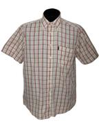 Paul Stuart geruit overhemd, shirt, korte mouw, Mt. M, Verzenden, Zo goed als nieuw, Paul Stuart, Halswijdte 39/40 (M)