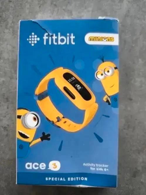 Fitbit Ace 3 Kids Minions - Activity tracker - Zwart/Geel, Sieraden, Tassen en Uiterlijk, Activity trackers, Nieuw, Android, Zwart