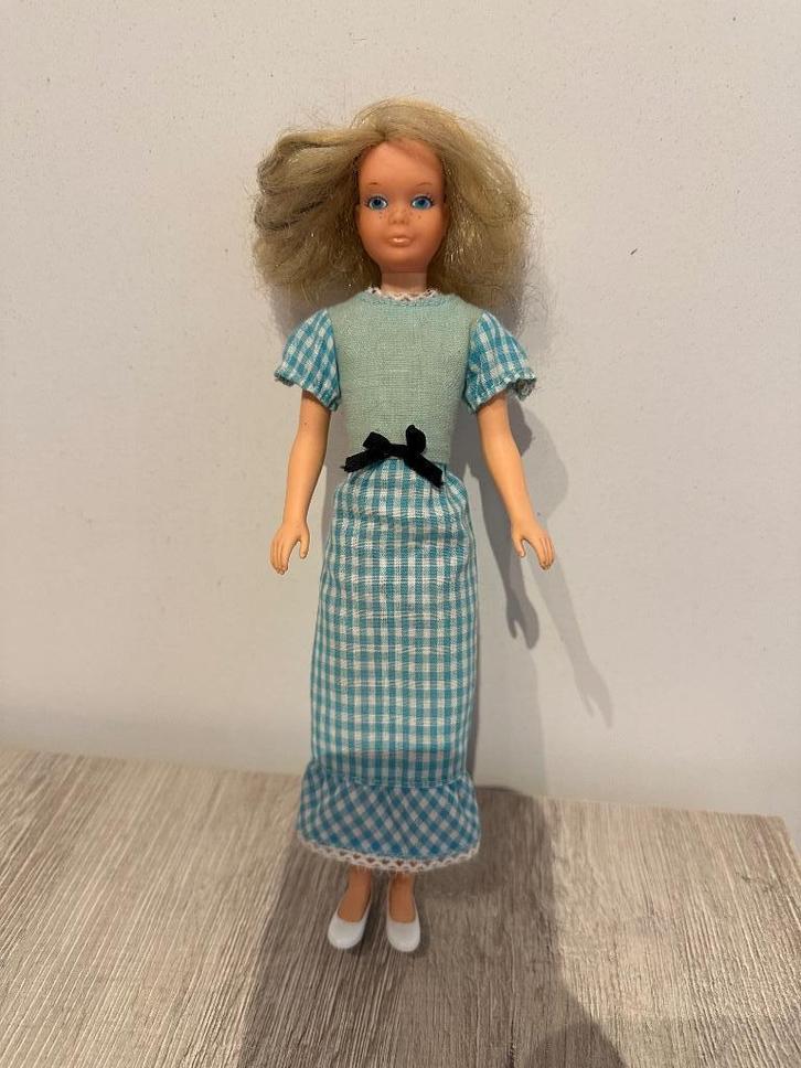 Barbie Skipper Quick Curl (1973) (Mattel), Verzamelen, Poppen, Zo goed als nieuw, Pop, Verzenden