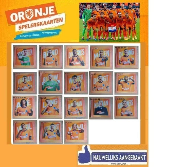 Oranje Spelerskaarten AH   (EK voetbal onderzetters), Verzamelen, Supermarktacties, Albert Heijn, Ophalen of Verzenden