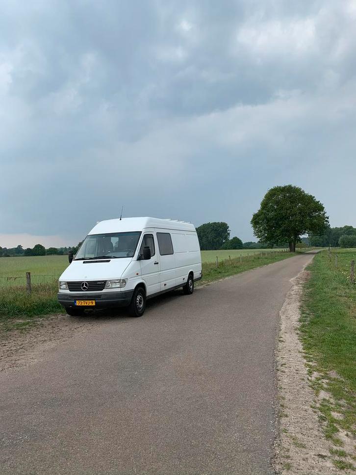 Camperbus Mercedes 312D H2L3, Caravans en Kamperen, Campers, Particulier, tot en met 3, Buscamper of Camperbus, Mercedes-Benz