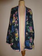 Paprika kimono bomber jasje M/L = 46/48 tropisch glitterrand, Verzenden, Maat 46/48 (XL) of groter, Zo goed als nieuw, Jasje