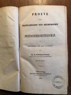 1842 Proeve eener handleiding tot beoefening der Ponton-, Boeken, Oorlog en Militair, G.J. Stieltjes, Gelezen, Ophalen of Verzenden