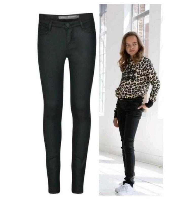 Nieuwe zwarte Geisha Broek van joggstof/ jogg denim., Kinderen en Baby's, Kinderkleding | Maat 164, Nieuw, Meisje, Broek, Ophalen of Verzenden